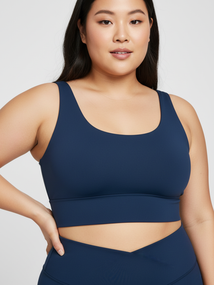Women's Criss-Cross Crop (Teal)
