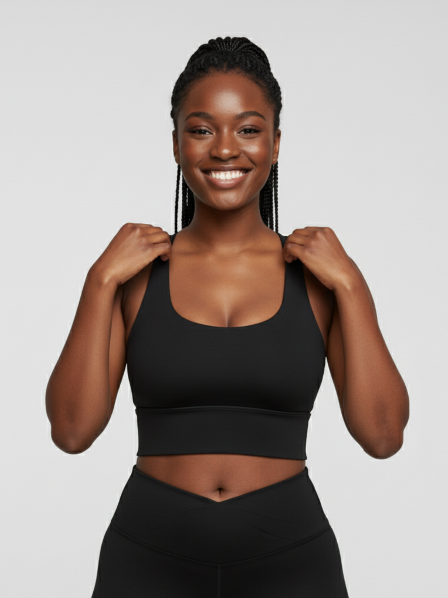 Women's Criss-Cross Crop (Black)